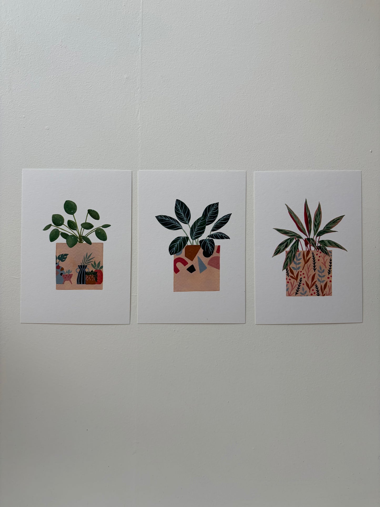 *Samples* Pack Of Three Plant Postcards