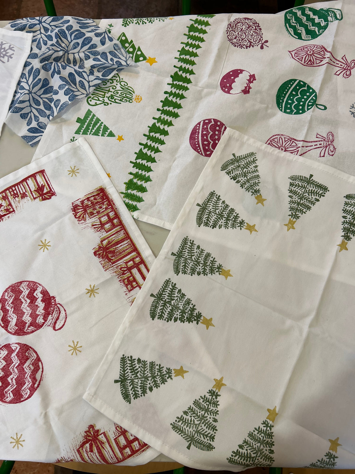 Christmas Block Printing Workshop - Sunday 6th Dec 14.00-16.00