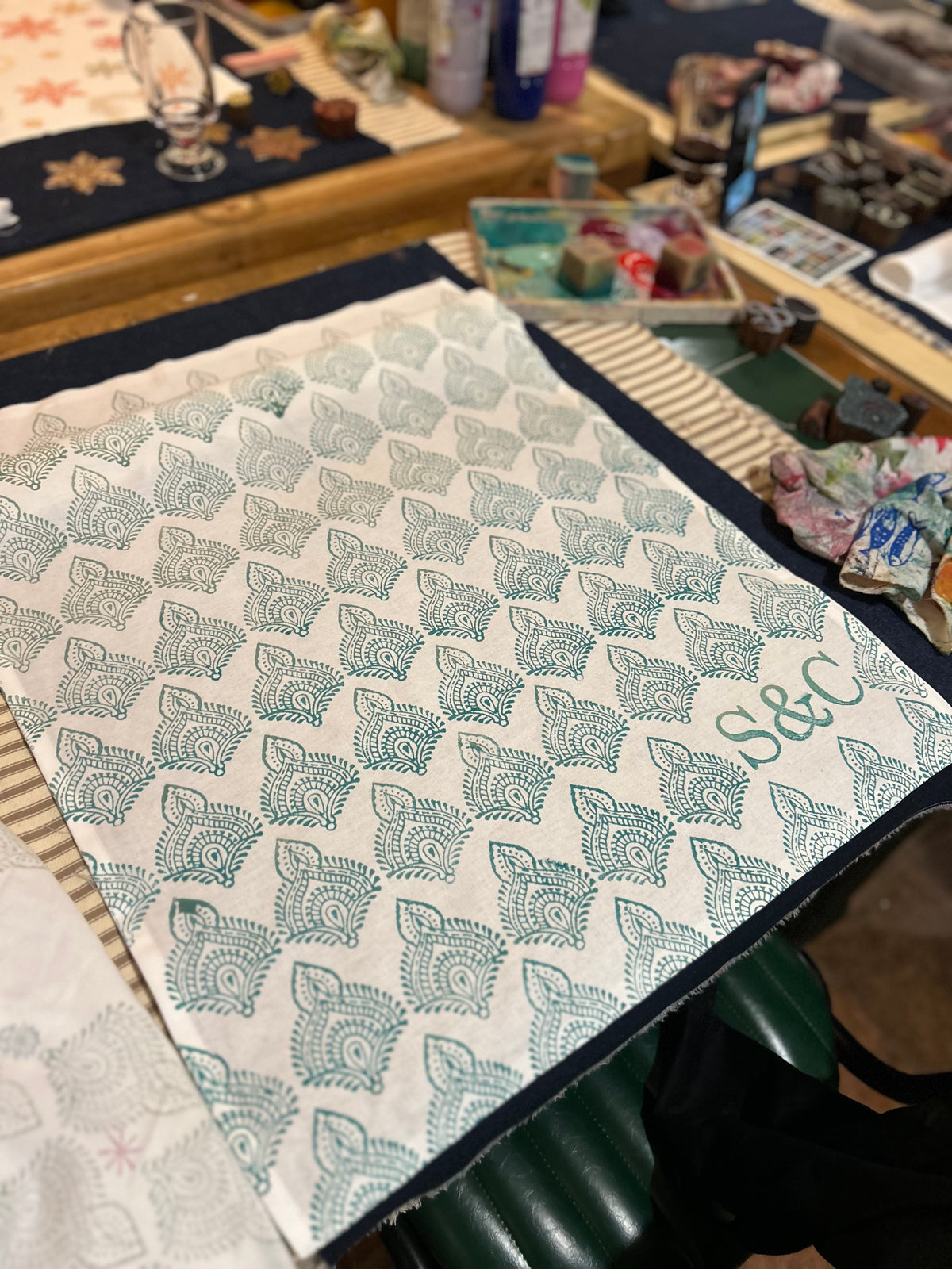 Christmas Block Printing Workshop - Sunday 6th Dec 14.00-16.00