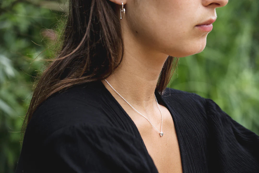 Three Small Hoops Necklace