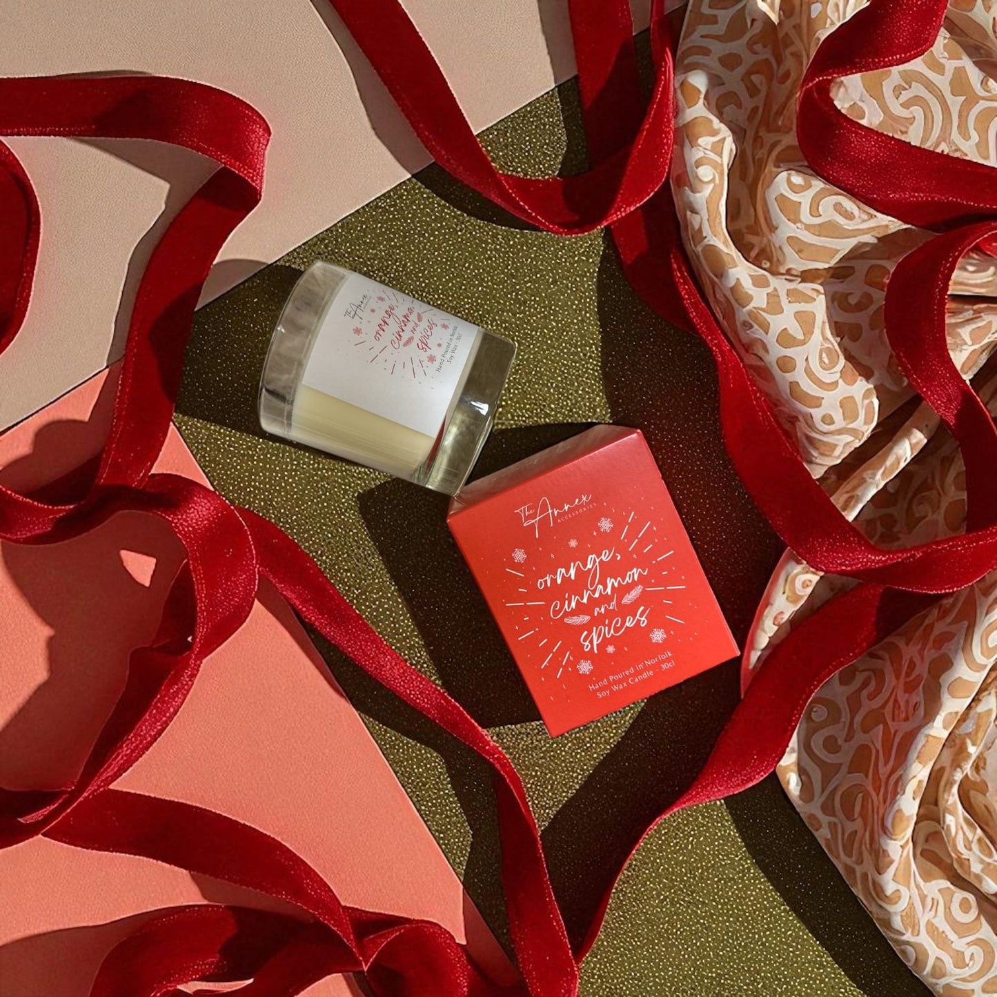 Orange, Cinnamon & Spices Soy Wax Candle