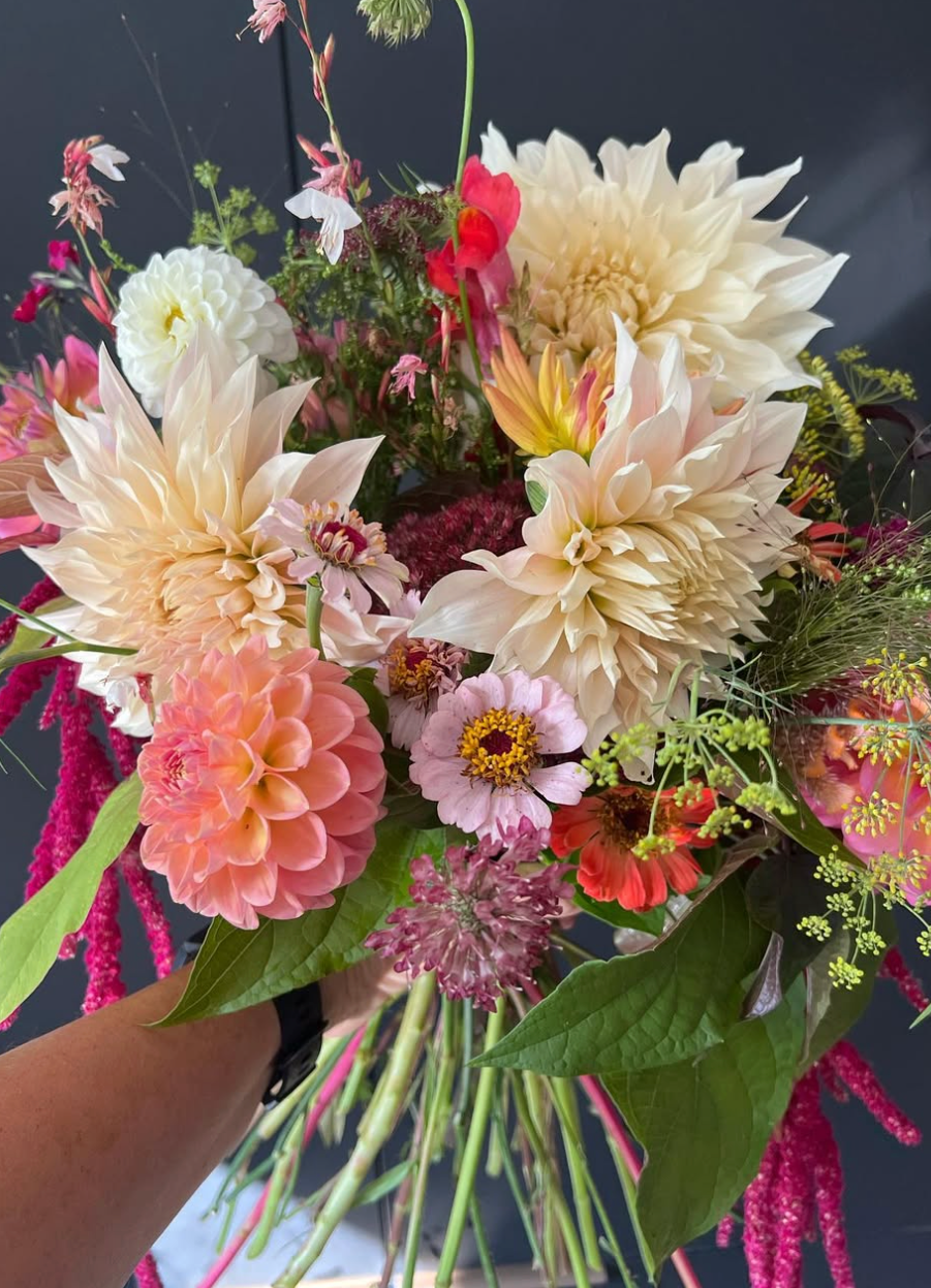 Flower Farming Talk & Hand Tied Bouquet Workshop - Thursday 17th September 14.00-16.30