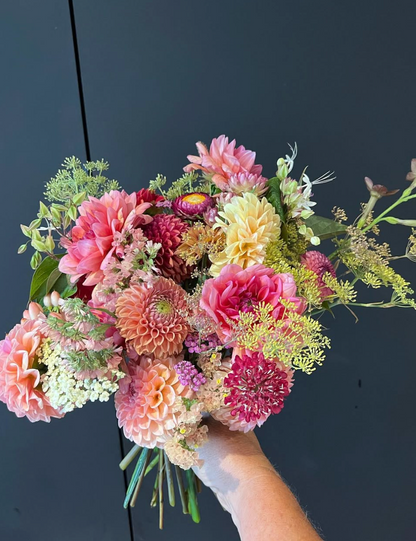 Flower Farming Talk & Hand Tied Bouquet Workshop - Thursday 17th September 14.00-16.30