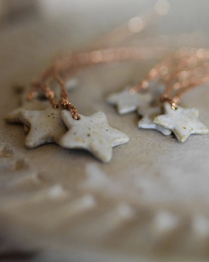 Mini Ceramic Star Decoration