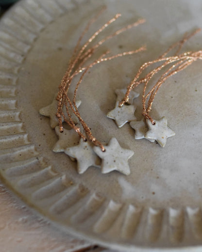 Mini Ceramic Star Decoration