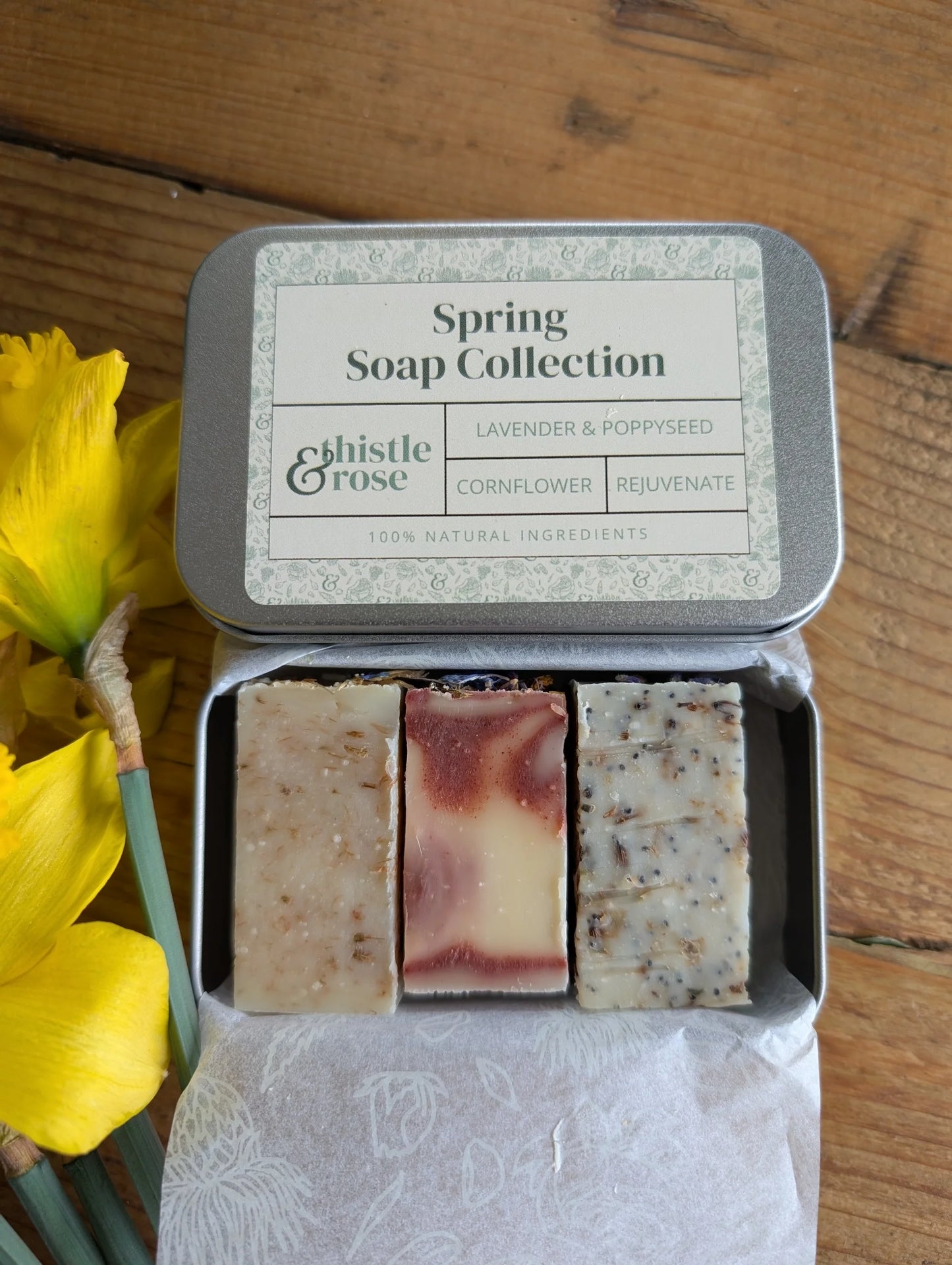 Spring Soap Collection Tin
