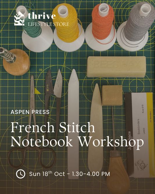 French Stitch Notebook Workshop - Sunday 18th October 13.30 - 16.00