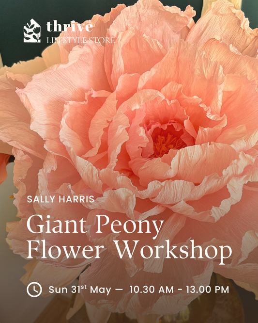 Giant Peony Flower Workshop - Sunday 31st May 10.30-13.00