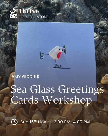 Sea Glass Greeting Cards Workshop - Sunday 15th November 14.00 - 16.00