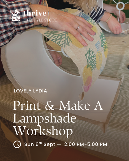 Print & Make A Lampshade Workshop - Sunday 6th September 14.00-17.00