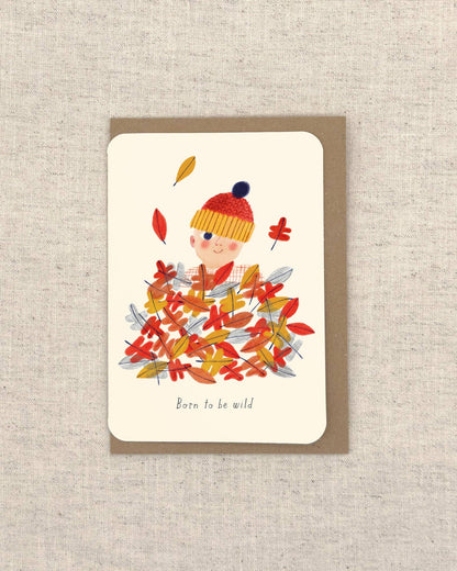 Born to be Wild Greetings Card
