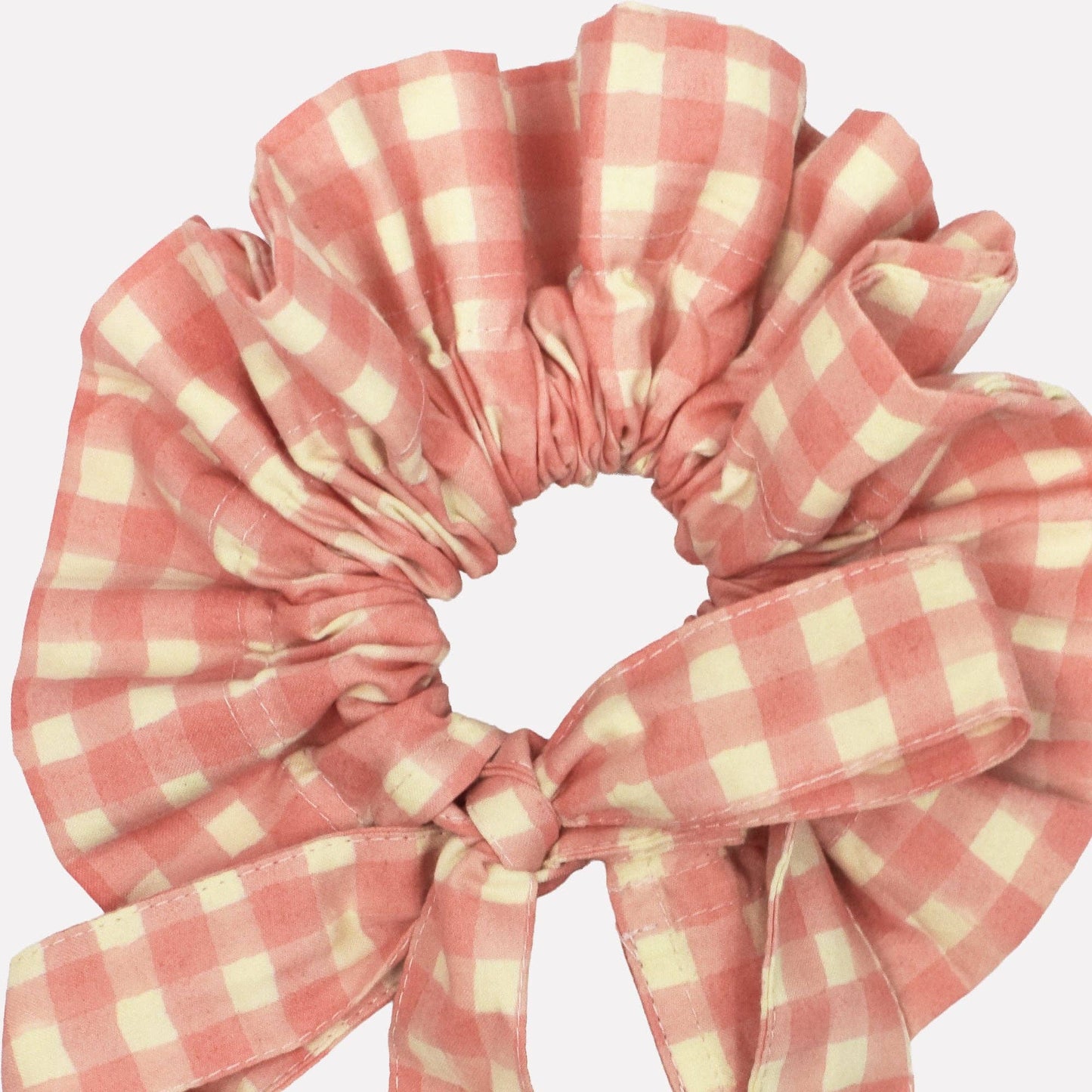 Cotton Tie Collar - Gingham Floss