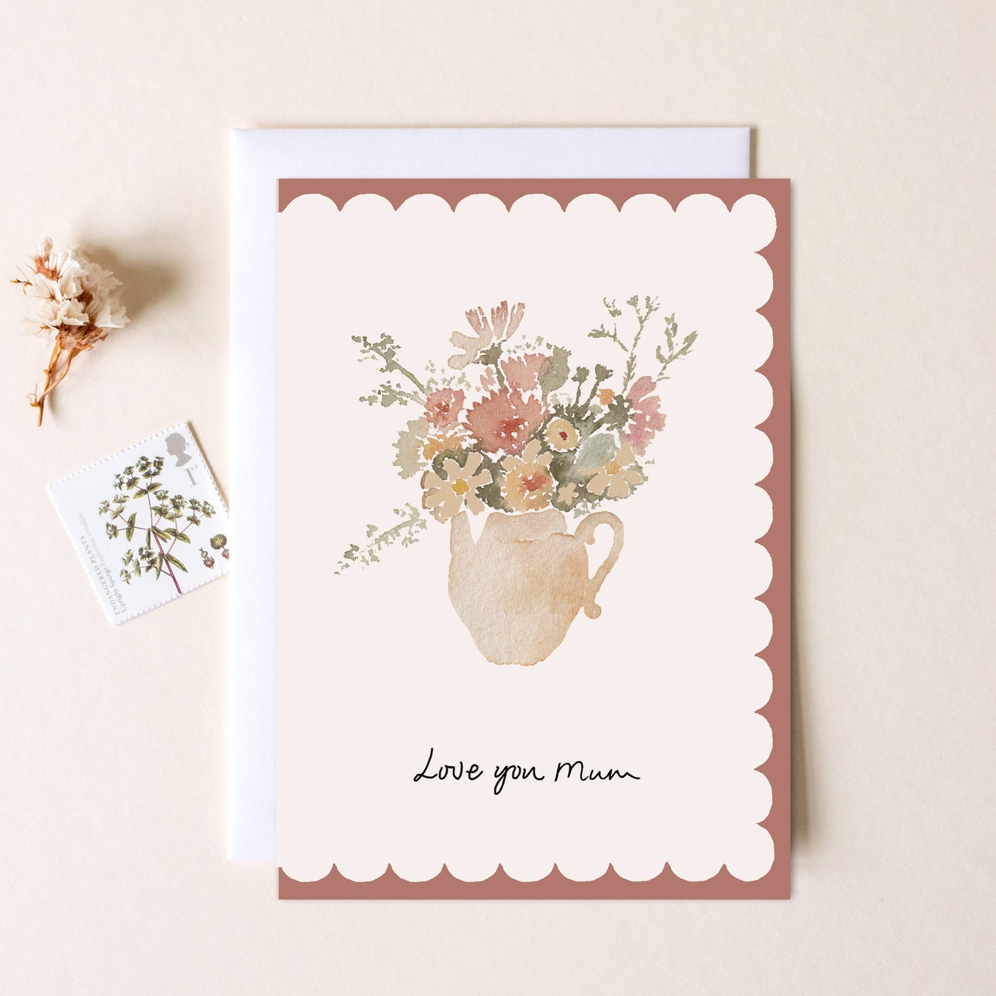 'Love You Mum' Card
