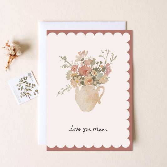'Love You Mum' Card