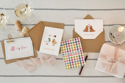 All My Love Greetings Card