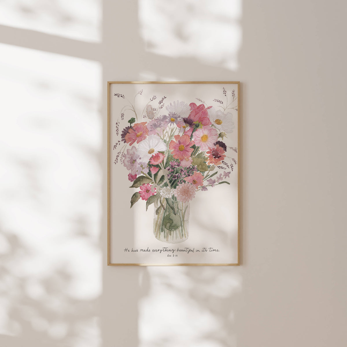 'Beautiful In Its Time ' A4 Art Print