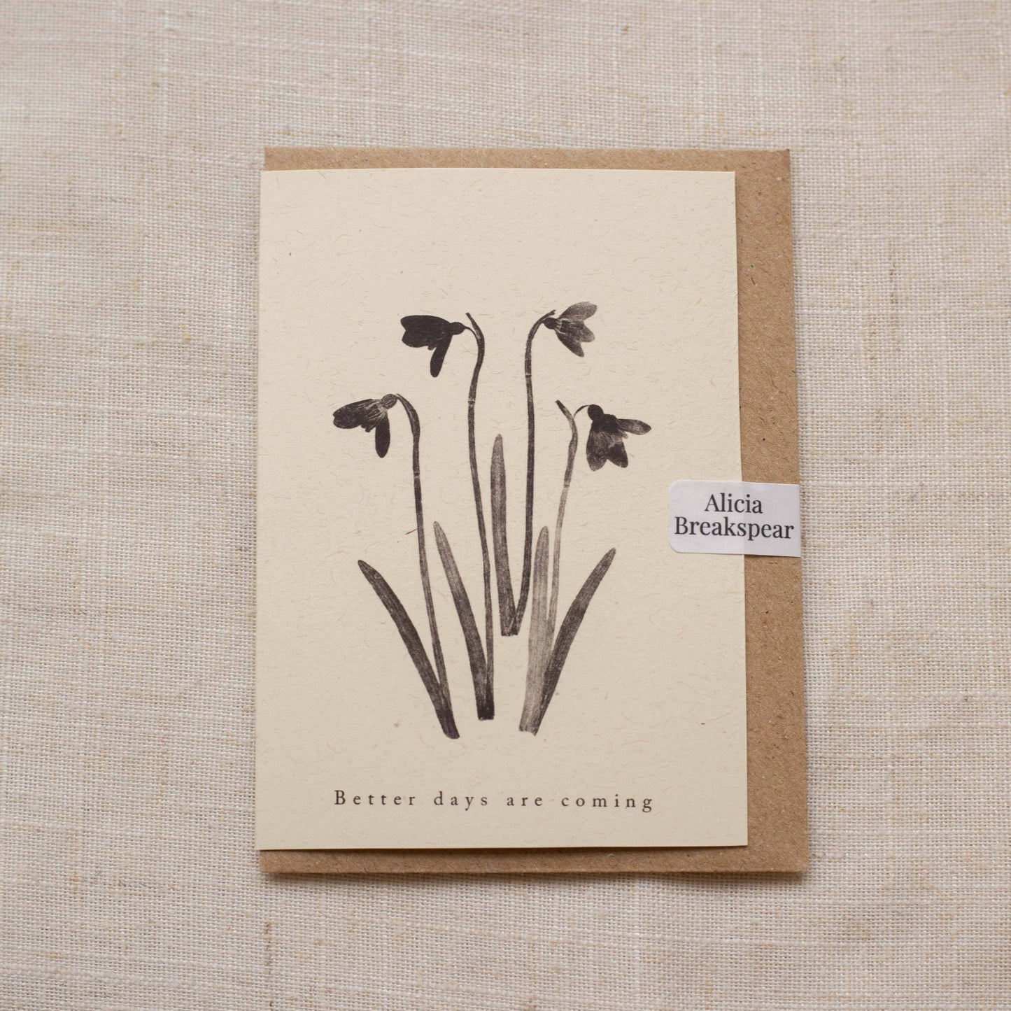 Mini Better Days Are Coming Card