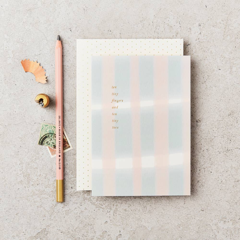 Ten Tiny Fingers Greeting Card