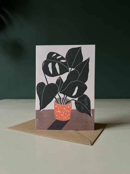 Monstera Greeting Card