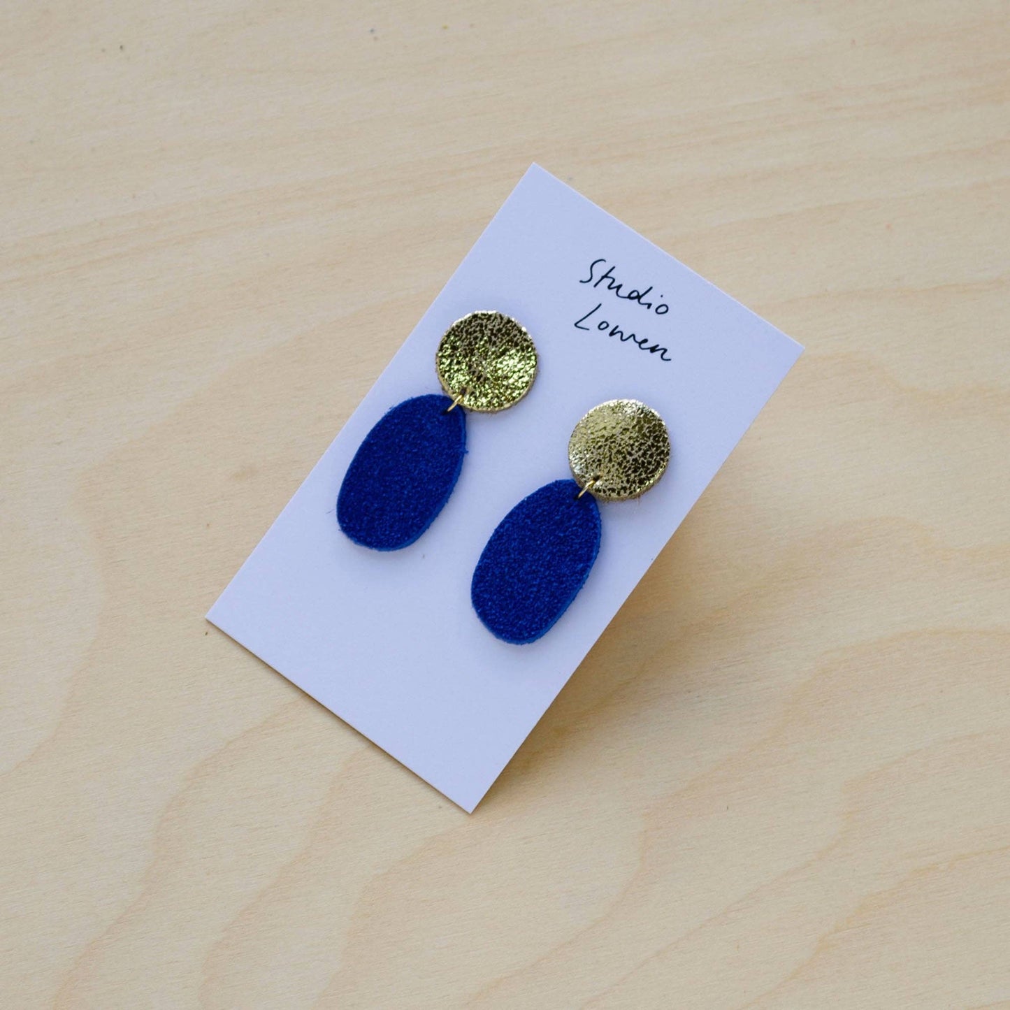 Maia Drop Earrings Suede: Coral