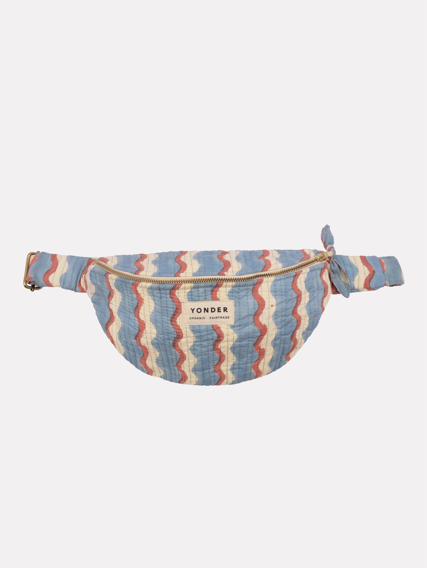 Cotton Quilted Bumbag - Wiggle Sky