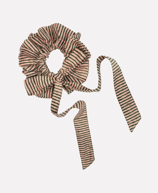 Cotton Tie Collar - Candy Cane Fern