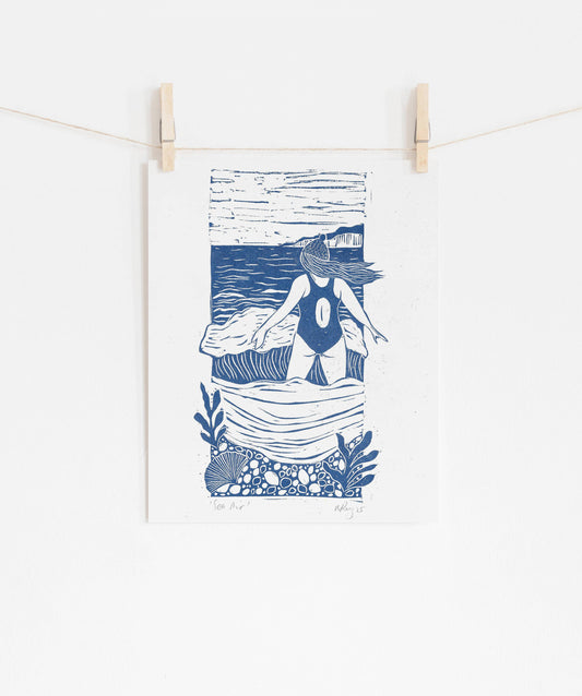 'Sea Air' Riso A4 Print