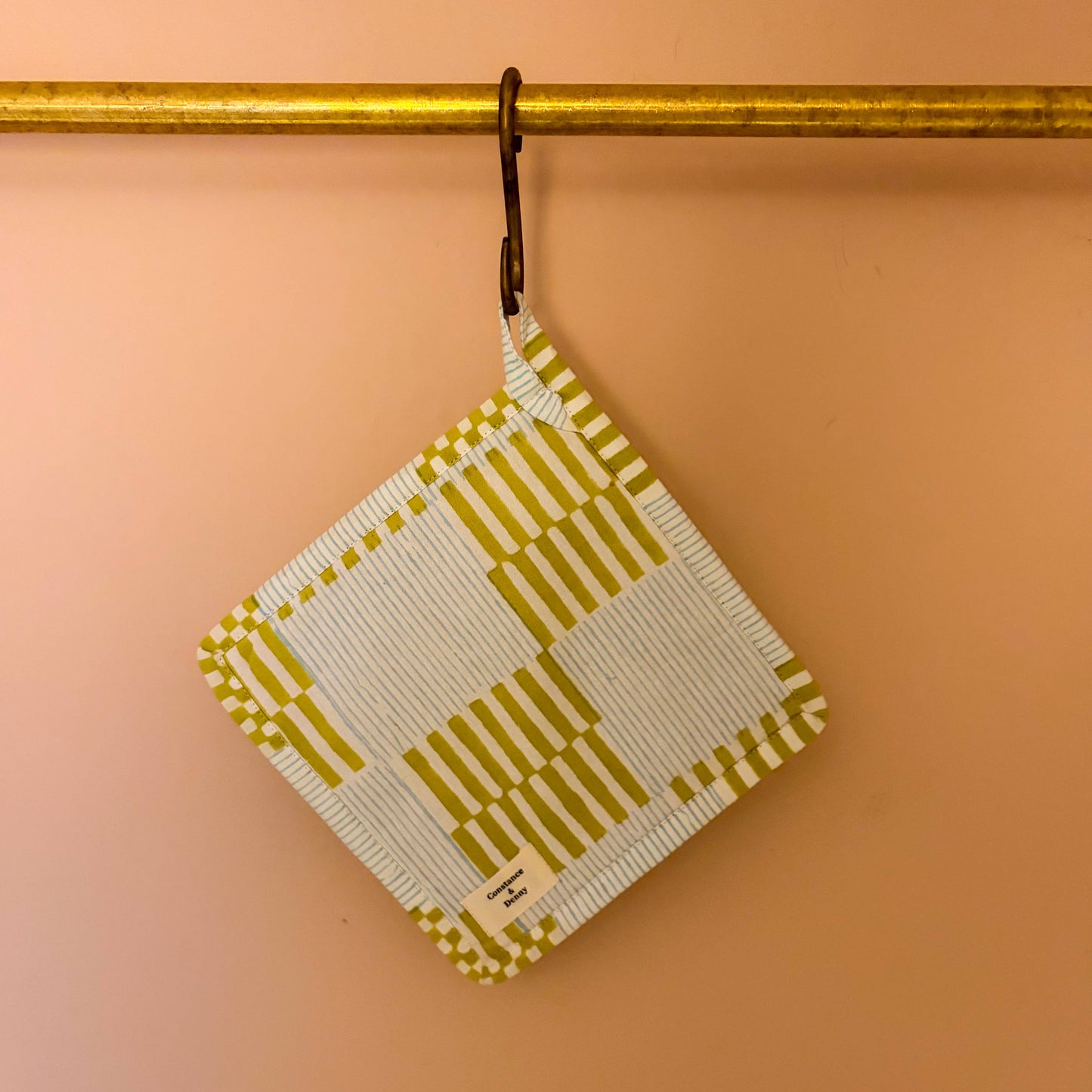 Quilted Trivet Pot Holder -Citrus