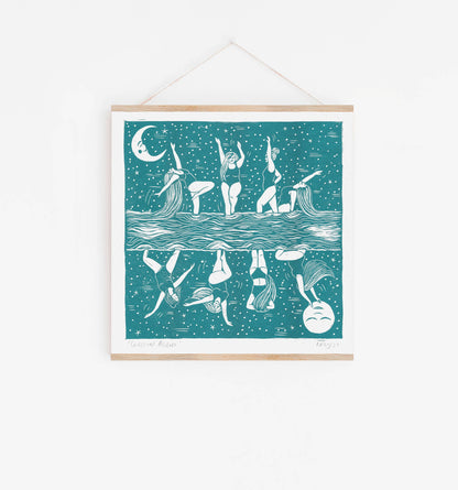 'Celestial Bodies' Riso Print