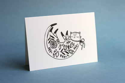 Tumbling Cat Card