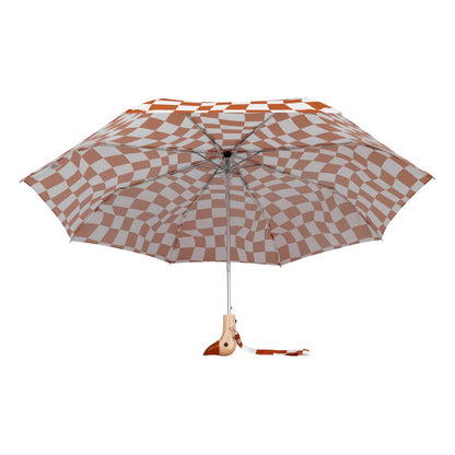 Peanut Butter Checkers Eco-Friendly Duckhead Umbrella