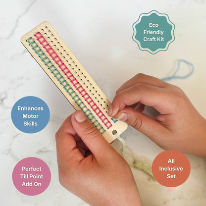 DIY Craft Kit: Make Your Own Stitched Tassel Bookmark