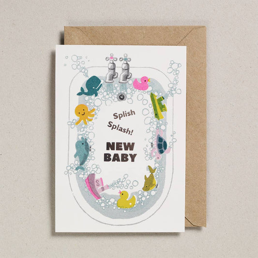 Splish Splash Baby Card