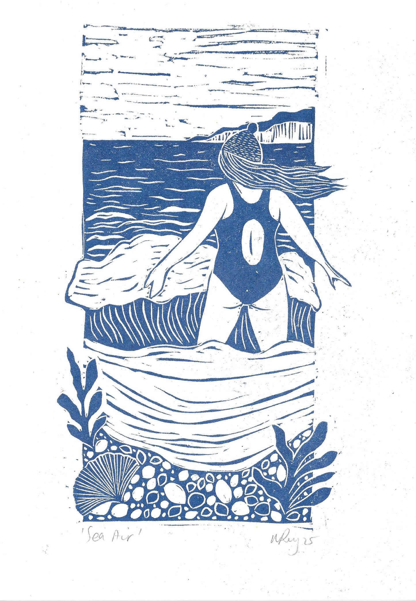 'Sea Air' Riso A4 Print
