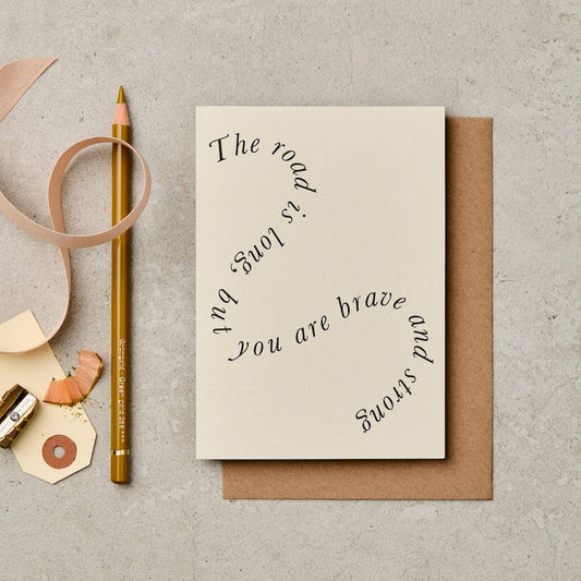The Long Road Greetings Card