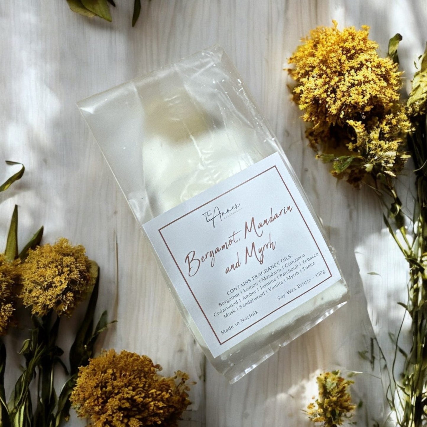 Bergamot, Mandarin & Myrrh Soy Wax Brittle