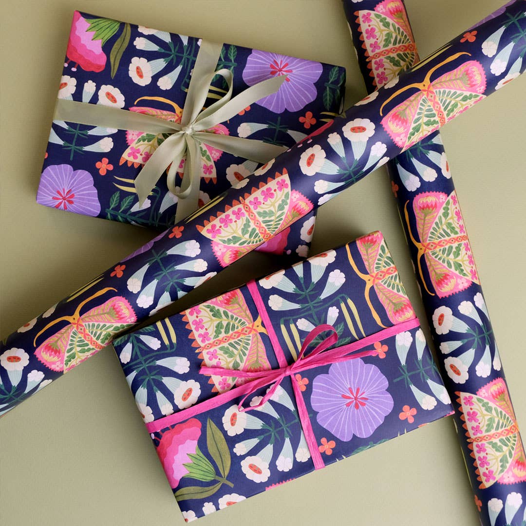 Folk Meadow Gift Wrap