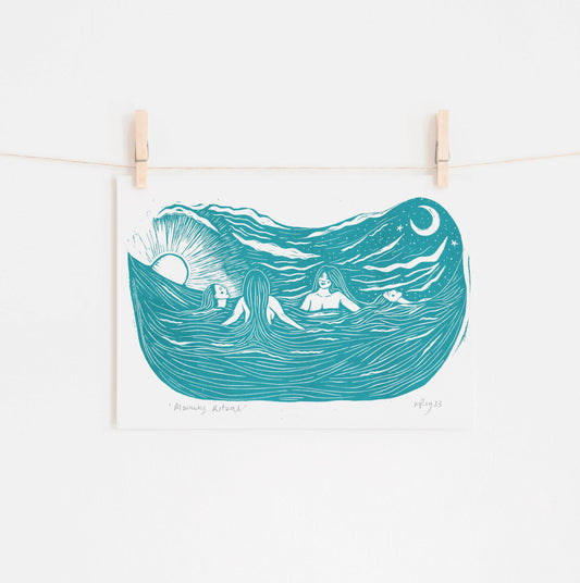 'Morning Ritual' Riso A4 Print
