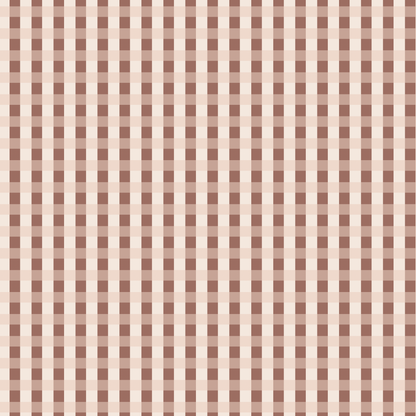 Rose Gingham Wrapping Paper