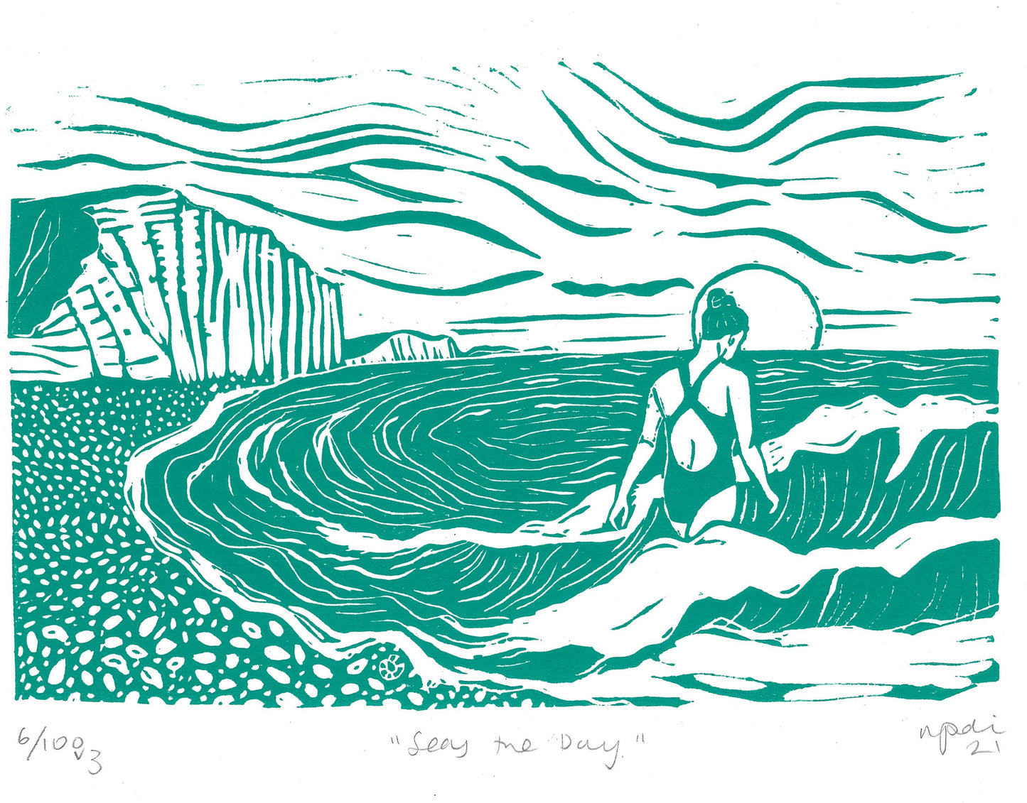 Seas The Day Card