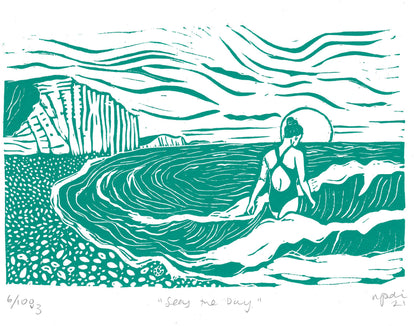 Seas The Day Card