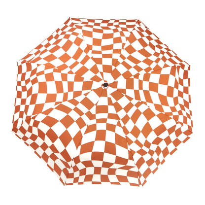 Peanut Butter Checkers Eco-Friendly Duckhead Umbrella