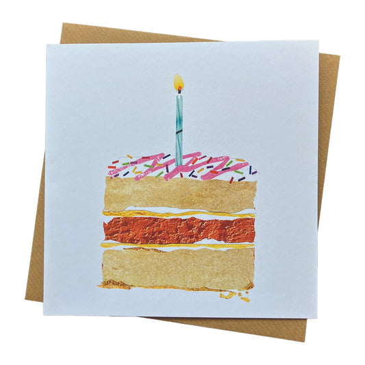 Angel Cake Collage Card