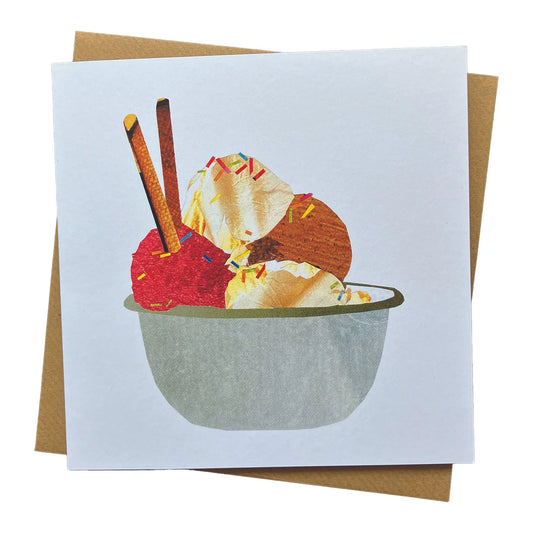 Party Ice Cream Collage Card
