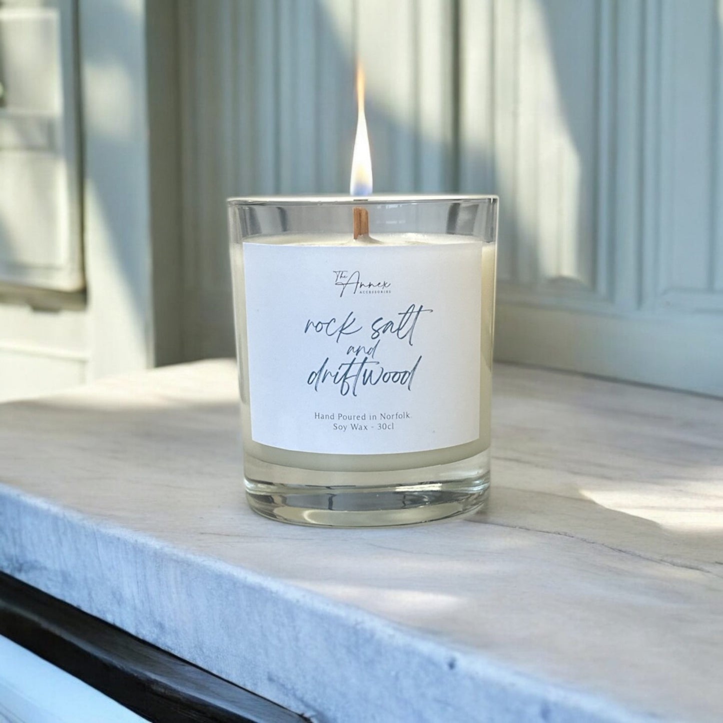 Rock Salt & Driftwood Soy Wax Candle