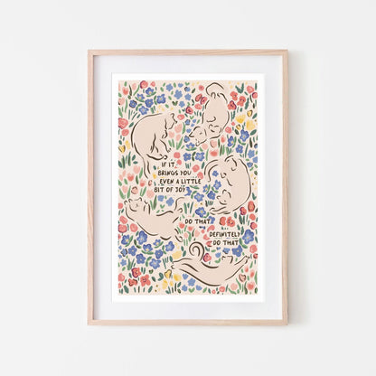 Positive Affirmation Cats Print