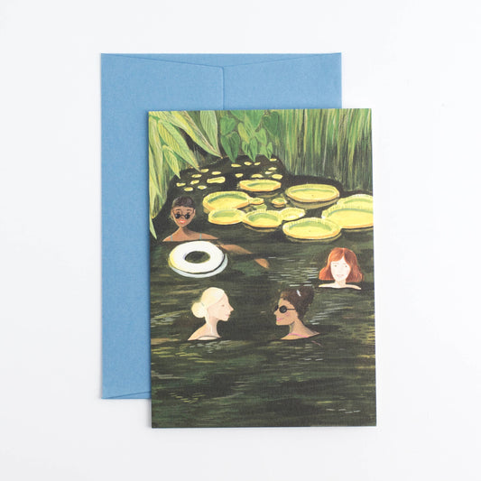 Wild Swimmers Lake Card