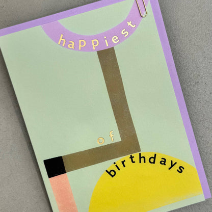 Happiest Birthday Greeting Card