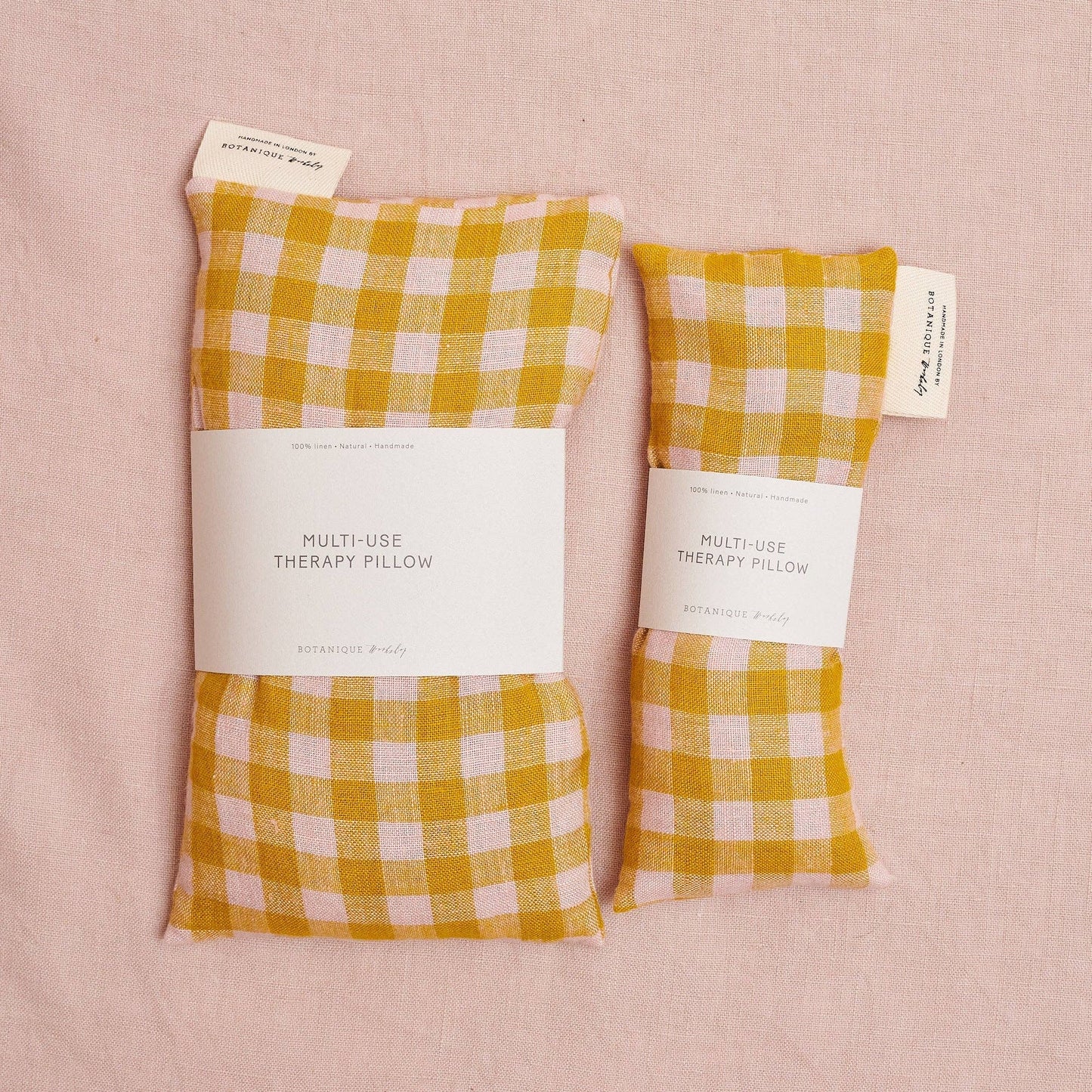 Multi-Use Lavender Therapy Pillow | Linen Wes Gingham