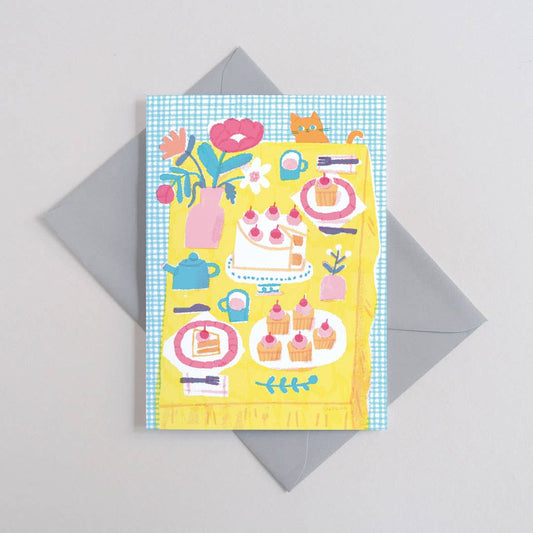 Tea Party Greetings Card